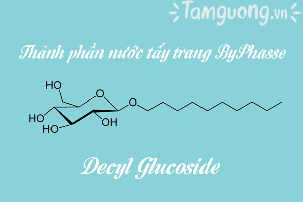 Thành phần nước tẩy trang ByPhasse: Decyl Glucoside