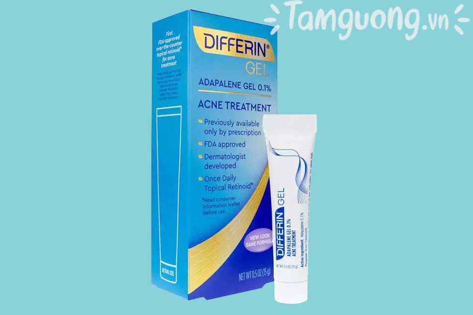 Tác dụng phụ của Differin Acne Treatment Gel