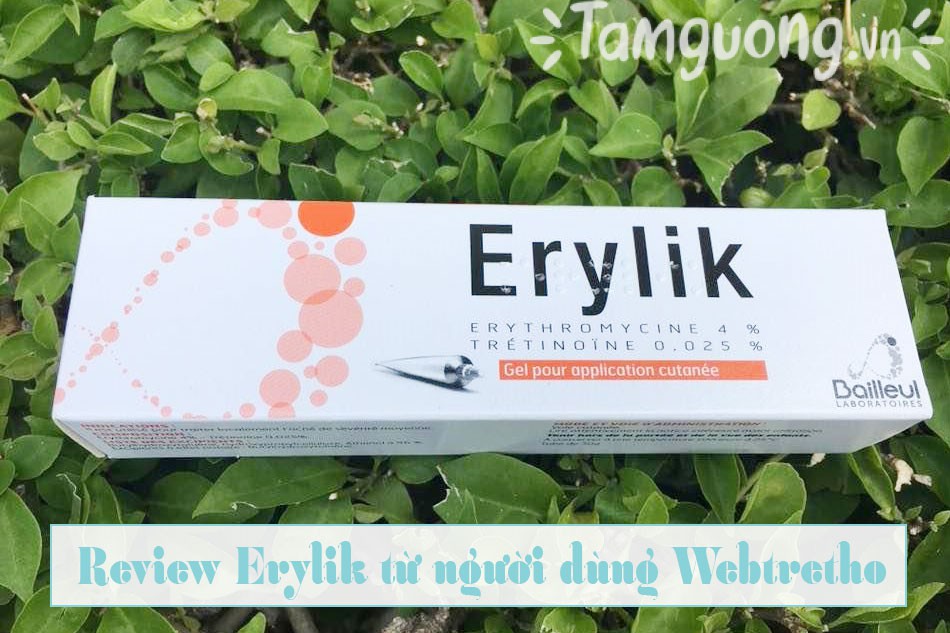 Review kem trị mụn Erylik từ người dùng Webtretho