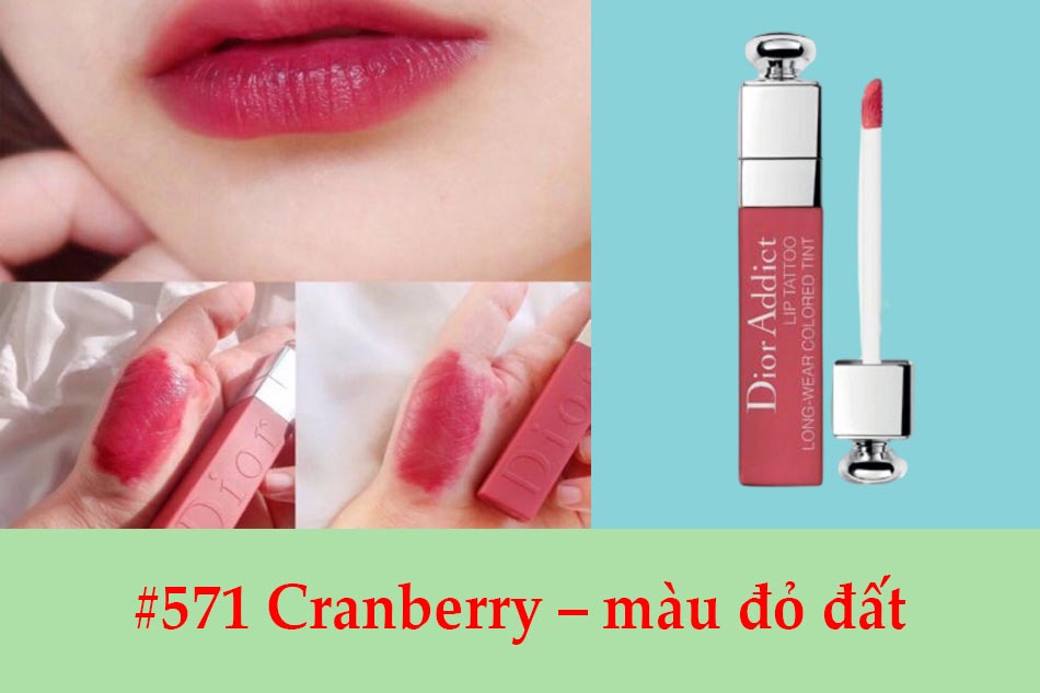 #571 Cranberry – màu đỏ đất