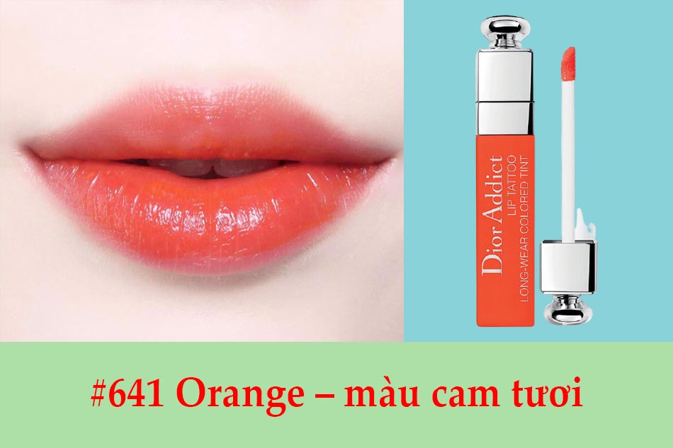 #641 Orange – màu cam tươi
