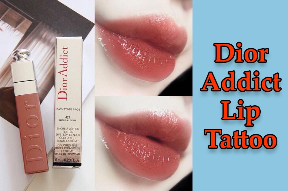 Son Dior Addict Lip Tattoo Màu 421 Natural Beige Fullbox Damask  Mỹ Phẩm  Chính Hãng