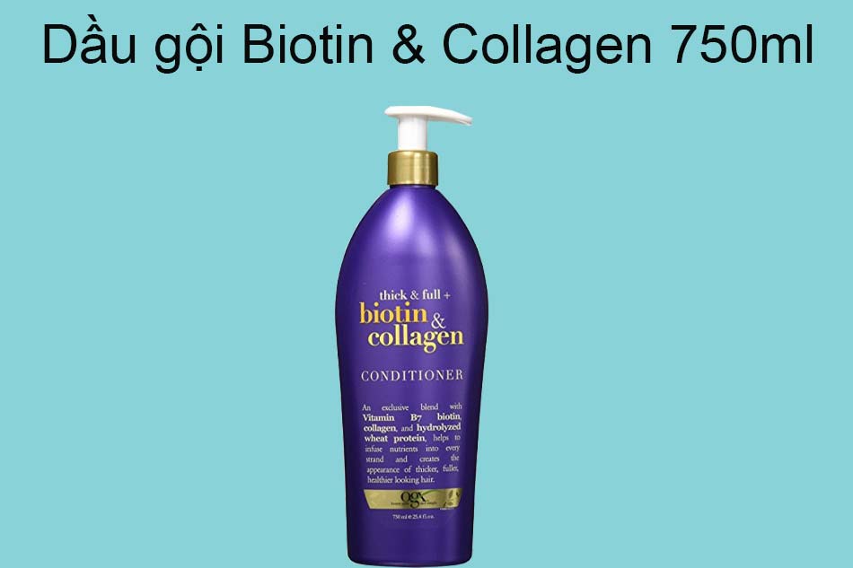 Dầu gội Biotin & Collagen 750ml