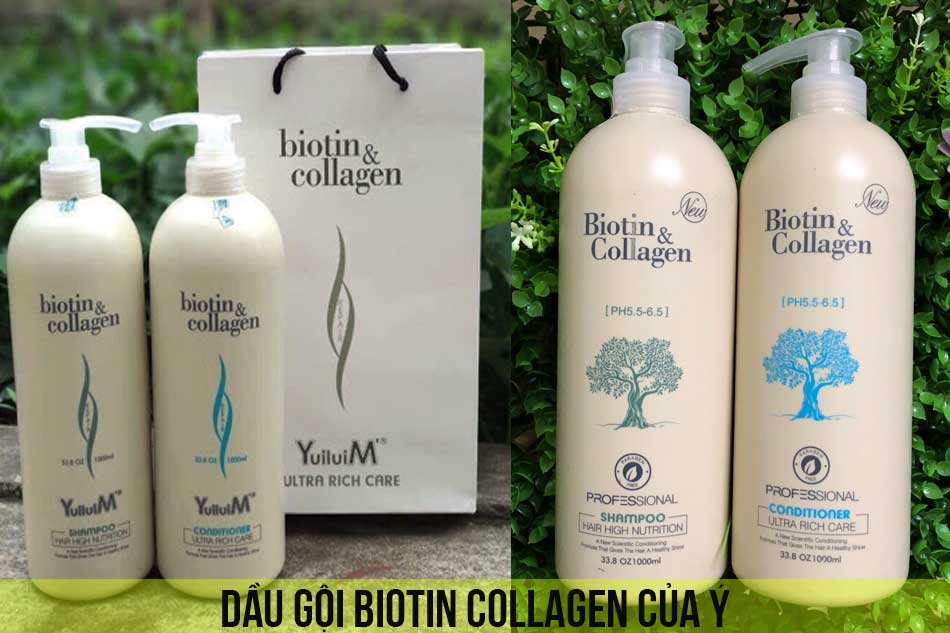 Dầu gội Biotin & Collagen của Ý 