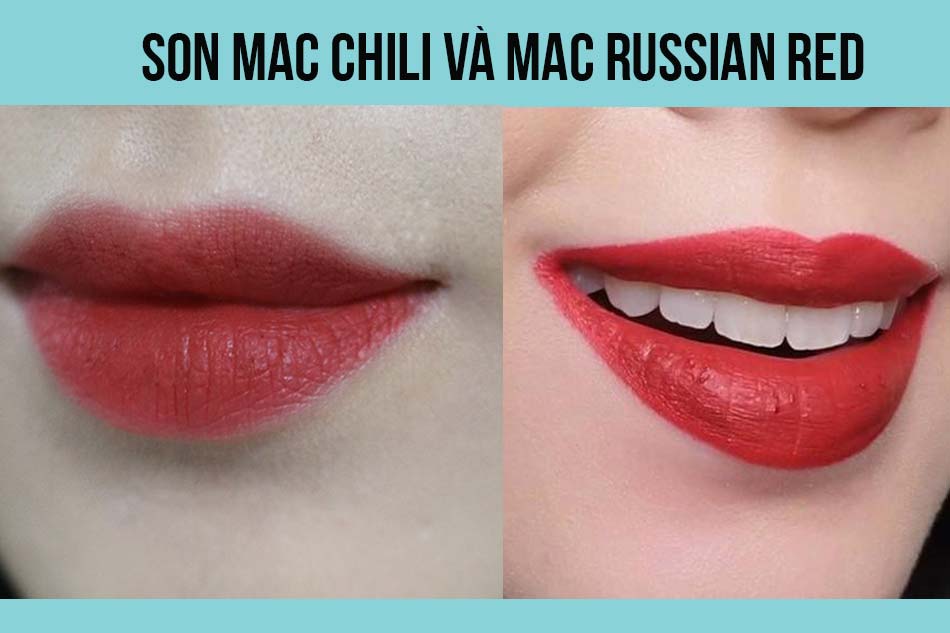 Son Mac Russian Red và Mac Chili