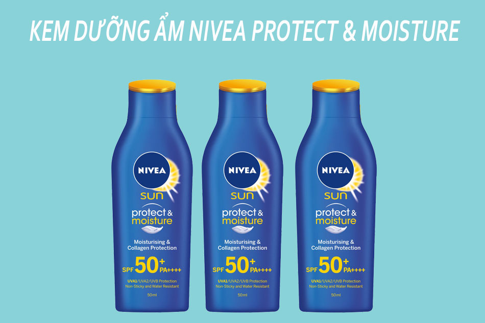 Kem chống nắng dưỡng ẩm Nivea Protect & Moisture SPF50 PA++