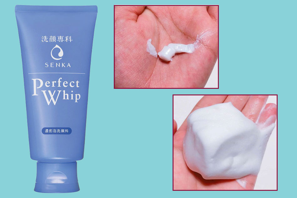 Sữa rửa mặt cho da hỗn hợp thiên dầu của Nhật Shiseido Senka Perfect Whip