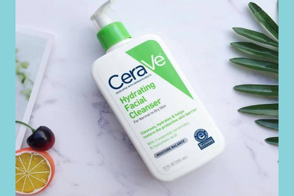 Sữa rửa mặt CeraVe Hydrating Facial Cleanser cho da khô