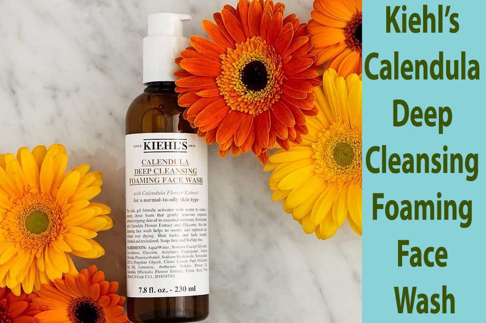 Sữa rửa mặt hoa cúc Kiehl’s Calendula Deep Cleansing Foaming Face Wash dành cho da hỗn hợp