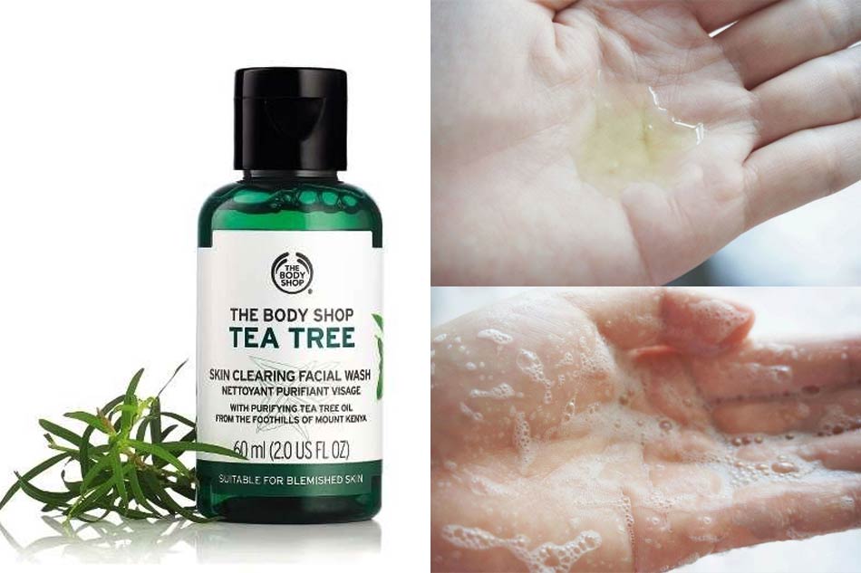 Sữa rửa mặt dành cho da hỗn hợp thiên dầu The Body Shop Tea Tree