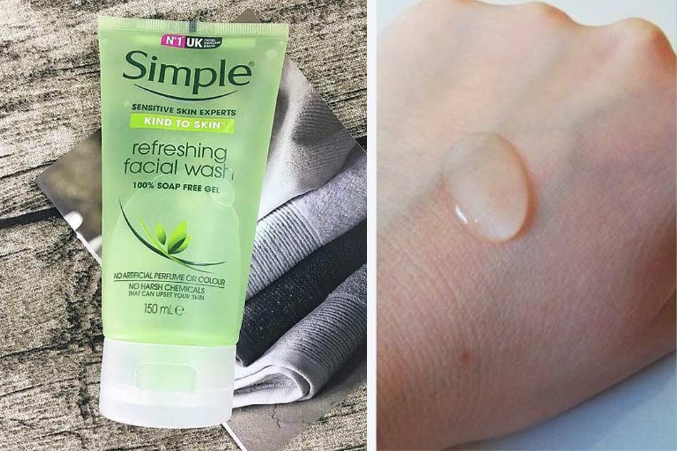 Sữa rửa mặt giá rẻ tốt Simple Kind To Skin Refreshing Facial Wash