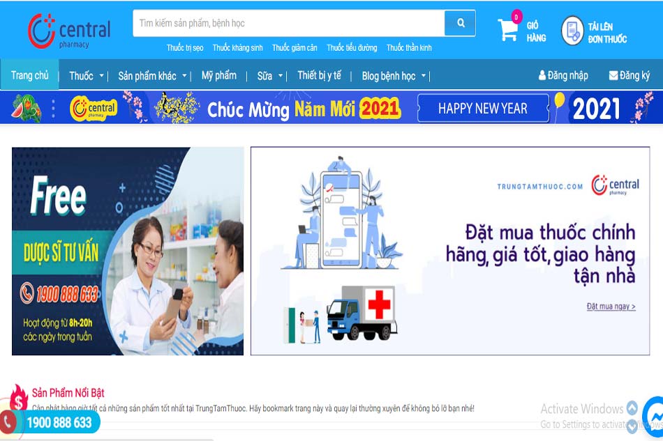Mục đích thành lập Trung Tâm Thuốc Central Pharmacy