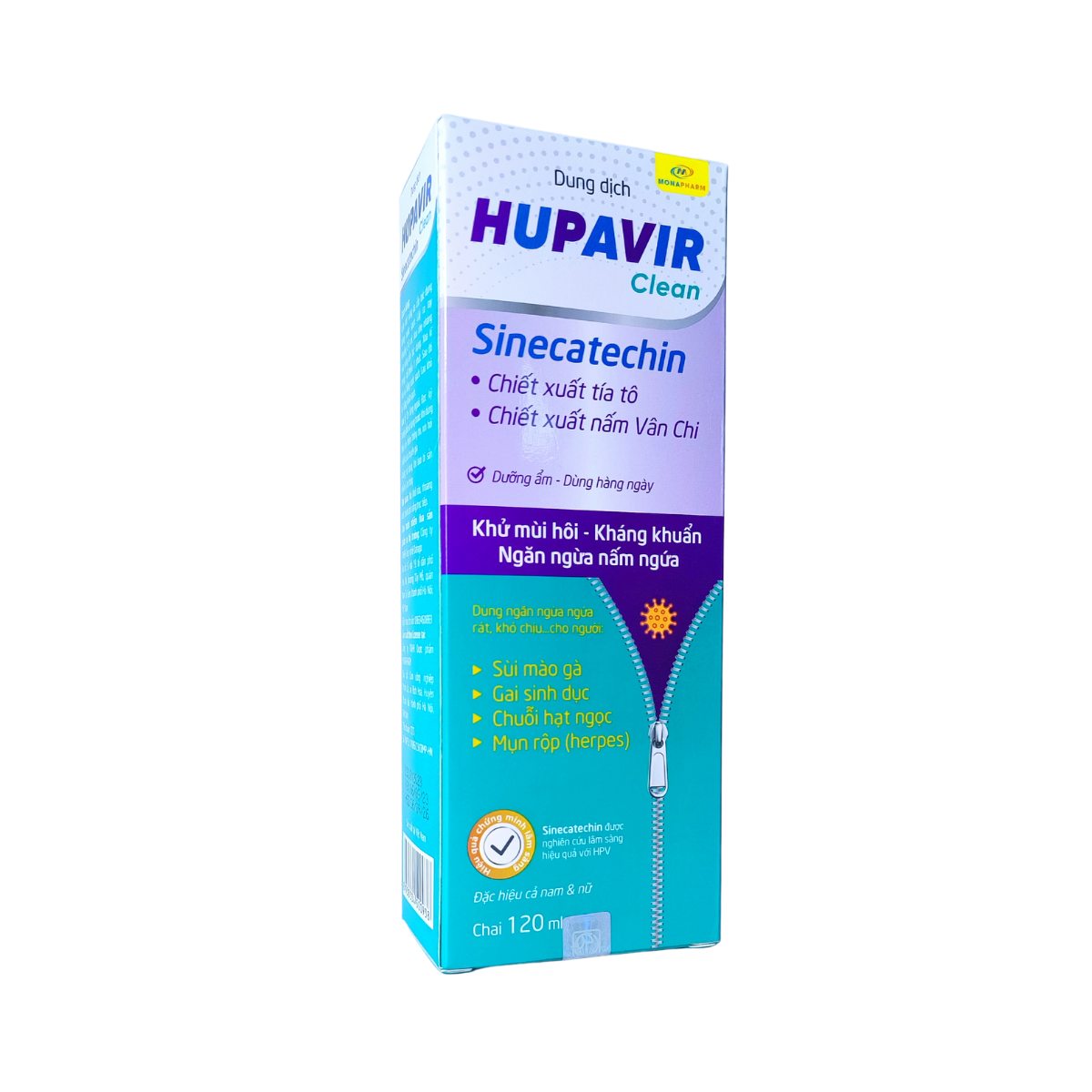 Dung dịch HUPAVIR Clean Sinecatechin 120ml