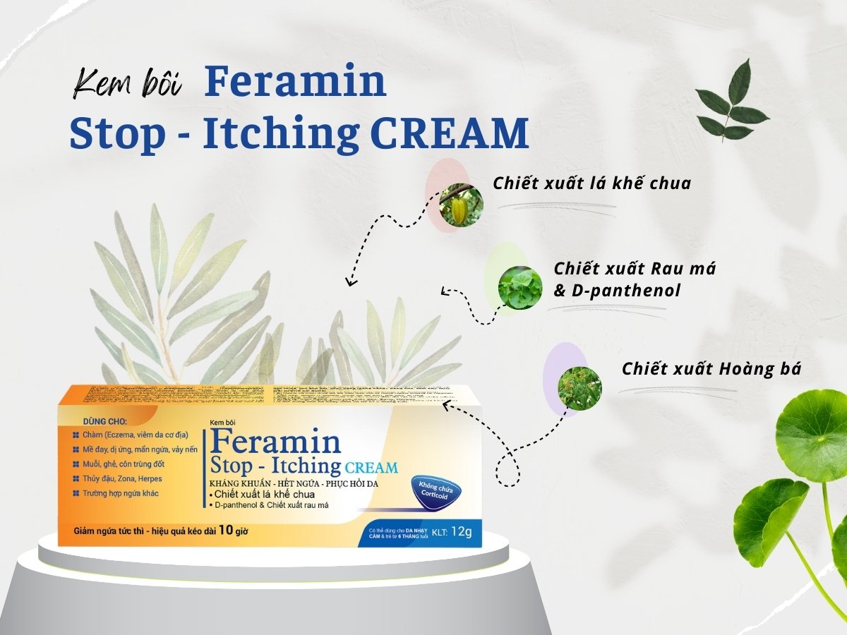 Kem bôi Feramin Stop – Itching CREAM