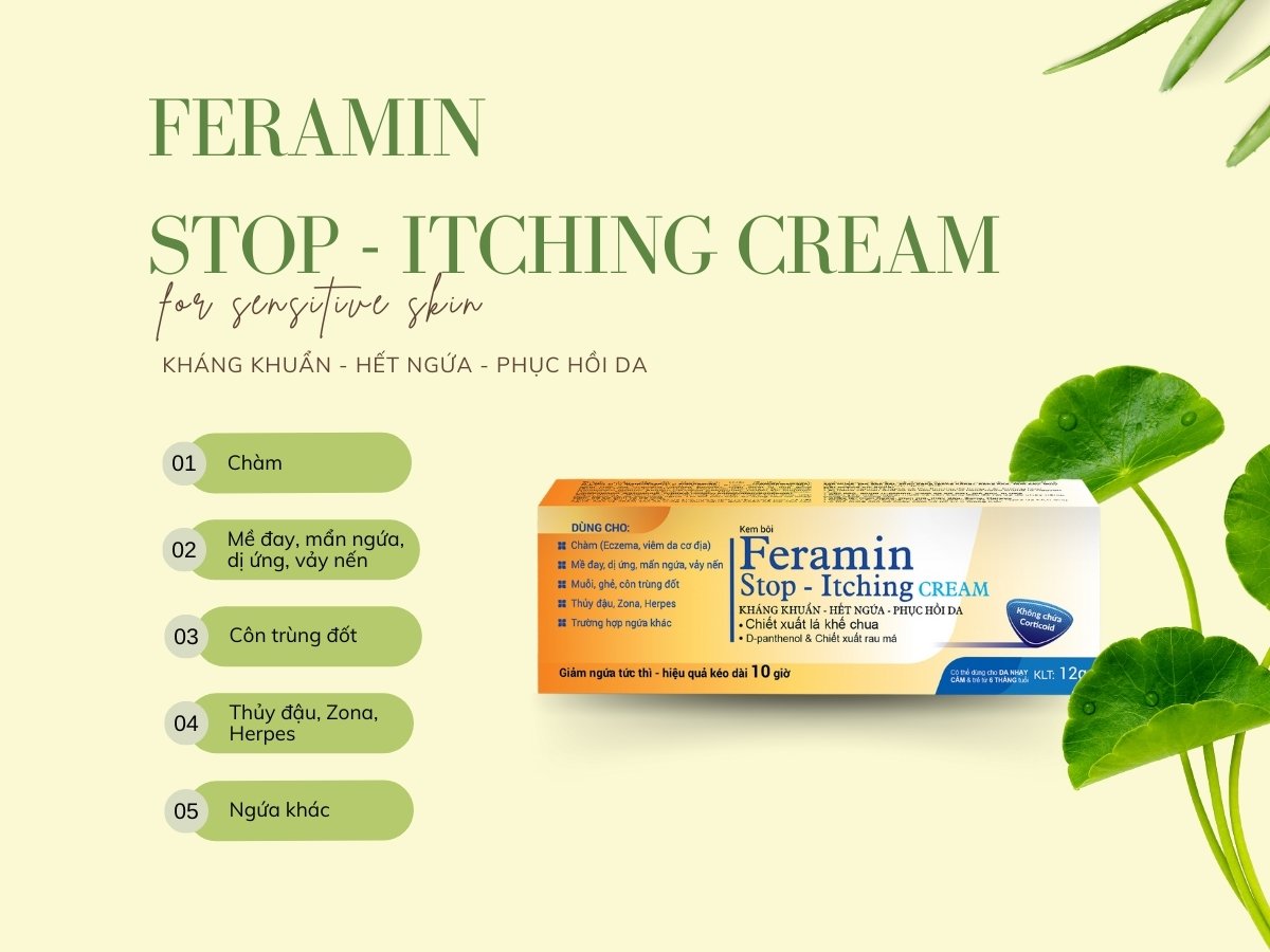 Kem bôi Feramin Stop – Itching CREAM